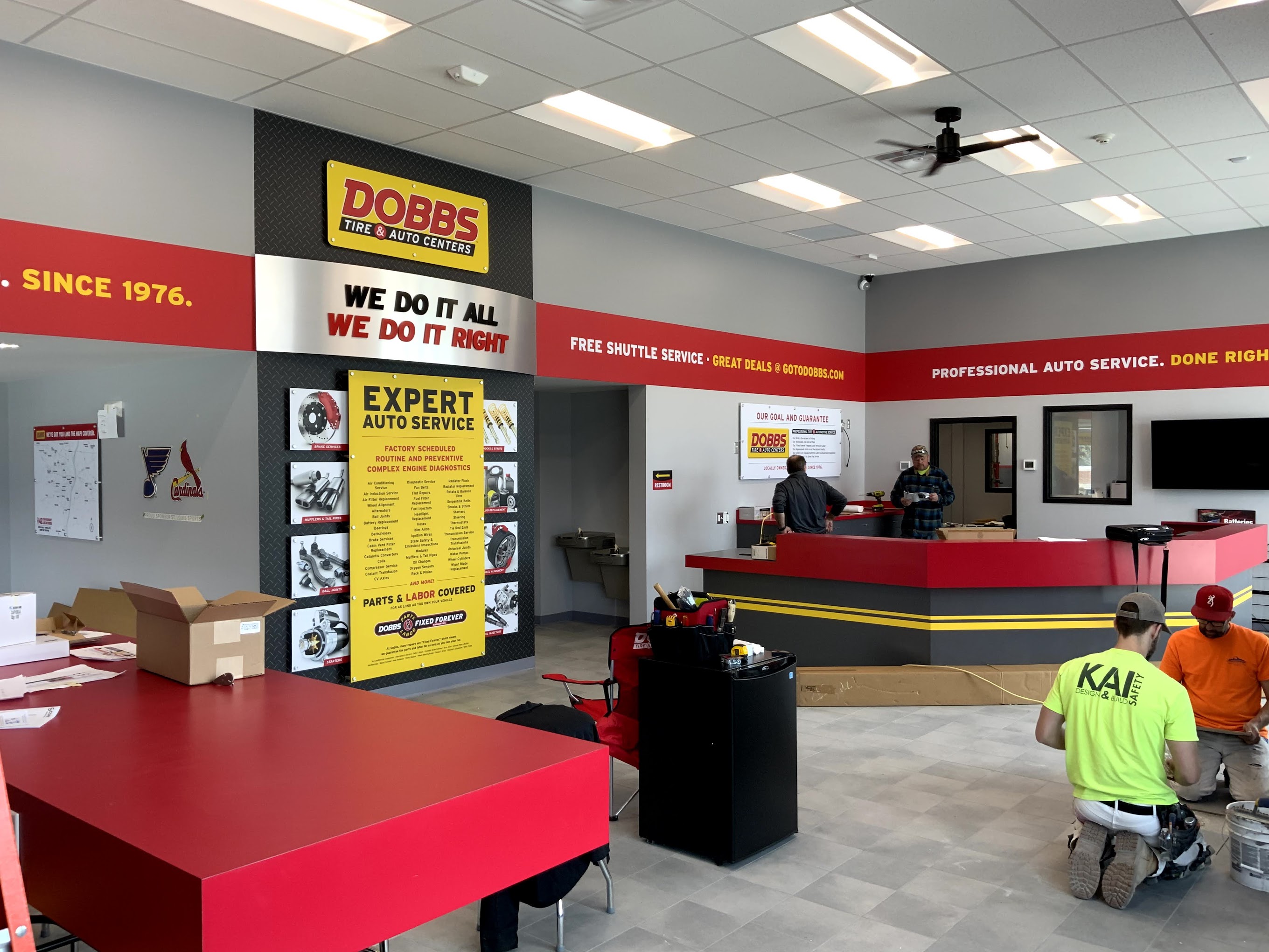 Dobbs Tire & Auto Graphics Install