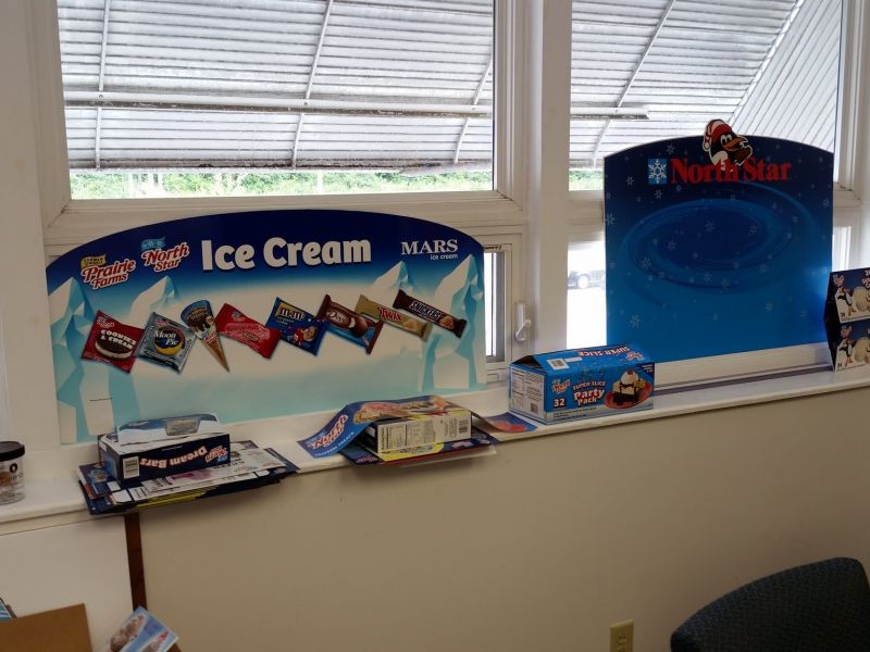 ice cream display ice cream display