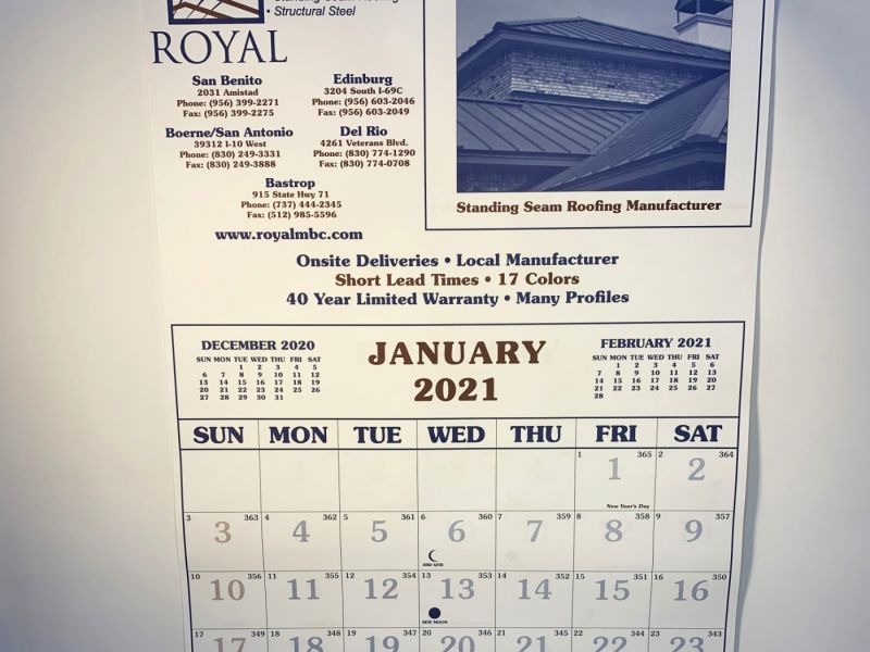 calendar example calendar example