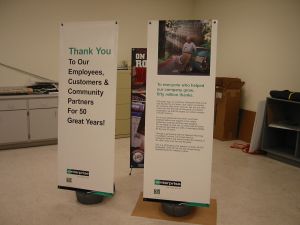 example of portable signage