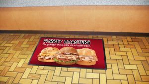 promotional floor mat