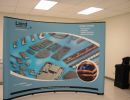 pop up display with curve pop up display with curve
