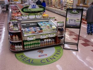 grocery store floor graphics