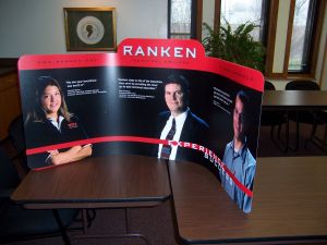 table top display for businesses