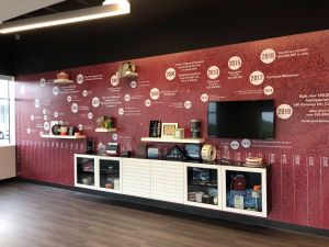 timeline wall graphics