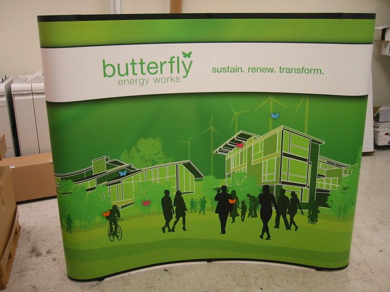 curved table top display curved table top display