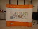 wrapped pop up display wrapped pop up display