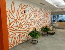 entire wall with wall graphic entire wall with wall graphic