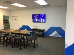 branding through wall graphics