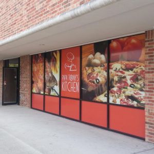 restaurant window graphics