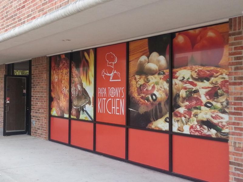 restaurant window graphics restaurant window graphics